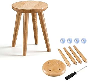 Amazon.co.jp: ラウンドスツール 木製